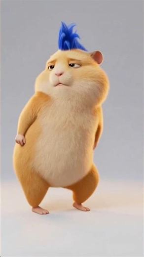 Larry vs Green Alien 👽🐹 Dame Tu Cosita Challenge (Part 1) #aliendance #dametucosita #shorts #viral