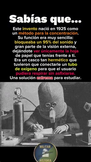 En 1925 se presentó un curioso e insólito invento que prometía mejorar la concentración de una forma tan extrema como sorprendente. Su principal objetivo era eliminar por completo cualquier tipo de distracción del entorno para que la persona pudiera centrarse únicamente en la tarea que tenía delante, combatiendo de raíz la dispersión mental en una época donde la industrialización y los nuevos ruidos urbanos empezaban a ser un problema para el rendimiento intelectual. El dispositivo, diseñado por