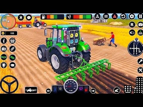 Modern Tractor Farming Driving Simulator 3D - New Tractor Games - Android Gameplay