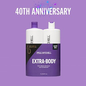 Get up to 35% off shampoo & conditioner liter duos for our 40th Anniversary! 🎉 | Paul Mitchell
