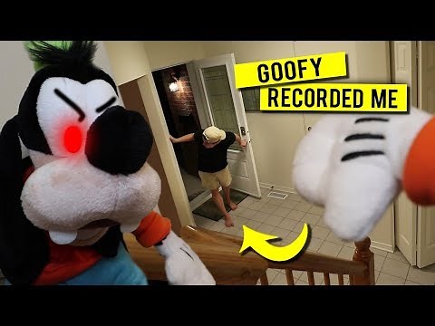 EVIL GOOFY TOOK MY CAMERA AND RECORDED ME!! *AT MY OWN HOUSE*