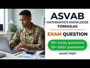 ASVAB Mathematics Knowledge Exam 2026: Master These Key Formulas to Boost Your Score