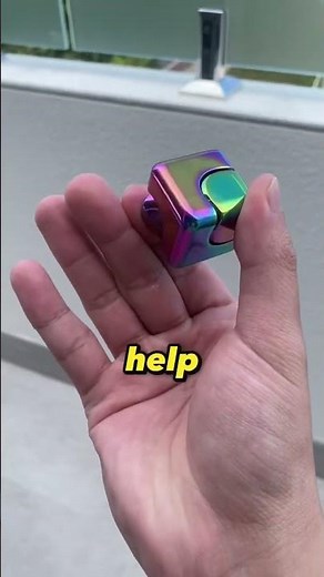 This cube does more than spin - its a kinetic infinity cube #fidgettoy #cooltoy #stressrelief