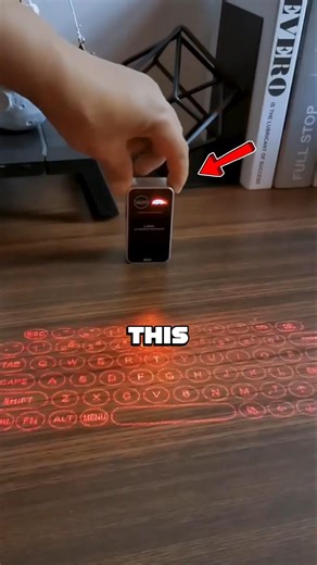This Projects a Keyboard Out of Thin Air 😳