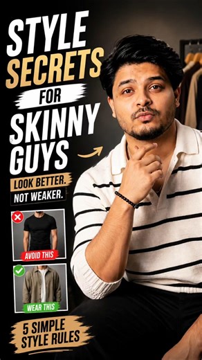 Skinny Guys, Stop Dressing Like This | Style Tips To Look Attractive #shorts #shortsfeed #fashion