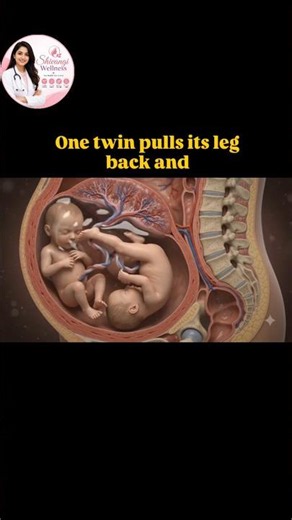Twin Babies Inside the Womb – Powerful Kick Creating Visible Belly Bulge | Fetal Movement #pregnancy