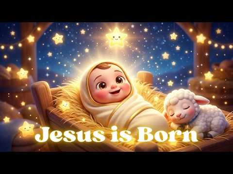 Baby Jesus Is Born | A Christmas Christian Kids Song - Tiny Lights