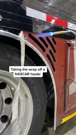 Offseason work load ✅ #nascar #carwrap #decal