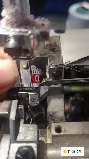Flat lock machine needle and lopper distance #today #viralvideoシ #machine #taiming | Emran.SM