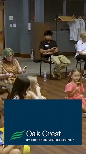 Camp Acorn was so much fun! This intergenerational day camp for residents and their grandchildren offered a memorable day of fitness activities, crafts, lunch, and plenty of laughter and fun. Thank you to our special guest Echoes Of Nature for providing a captivating wildlife presentation. | Oak Crest