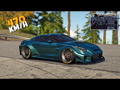 Nissan GTR R-35 ☠️ 470 KM/H ! Tuning + Gameplay - CarX Street (4K)
