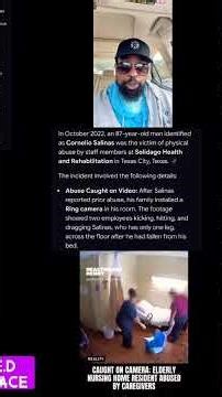 87-Year-Old Allegedly Abused Inside Texas Nursing Home