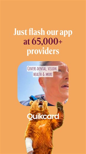 Staff paying upfront for health benefits? Let them flash our app at 65,000 health and wellness providers — no out-of-pocket costs, no wasted hours on claims. | Quikcard
