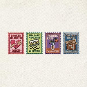 Retro Stamp Embroidery Bundle, Emotional Quote Patch Machine Embroidery Files - Etsy