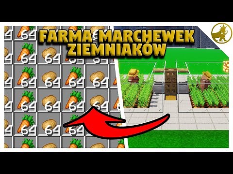 Minecraft | Farma Marchewek i Ziemniaków w Pełni Automatyczna | Poradnik