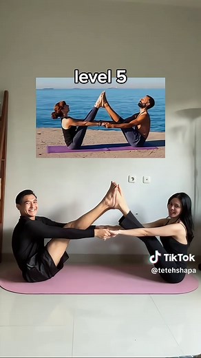 Couple Yoga Pose Challenge for Fun and Connection
