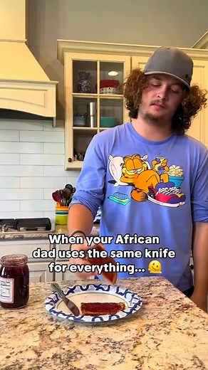 Being an African dad means improvising is a superpower 💪🏾… but apparently when my kids’ toast tastes like onion, it’s a crime against humanity! 😂 Welcome to African engineering, kids — breakfast with a hint of dinner! | Peter Mutabazi Foster Dad