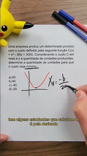 Minimum of a function! #Mathematics #enem #competitions #education