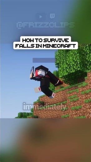 How to survive falling in Minecraft