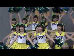 [4K]常磐大学高等学校チアダンス部1@常磐大学・2017ときわ祭, Japanese high school girls dance, 高中女生熱舞, 文化祭, 禁転載.