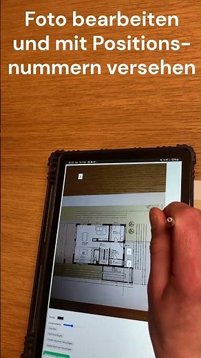 Grundriss-Positionen vergeben: Navigieren & Nummerieren in der Aufmaß-App