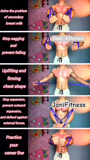 💥Only Resistance Bands? Build a Bigger Chest Like This #shorts