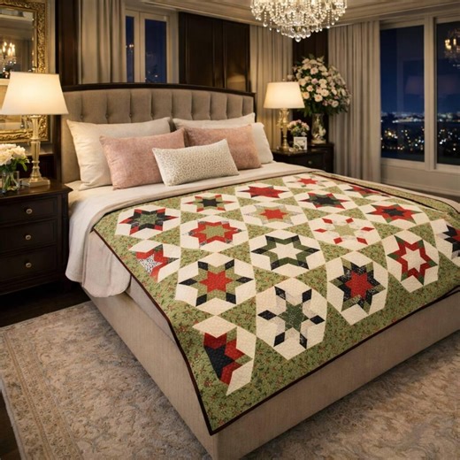 Star Quilt Pattern PDF – Modern Patchwork Quilt Pattern – Hexagon Star Quilt – Beginner Friendly Quilt Pattern – Instant Download Sewing - Etsy