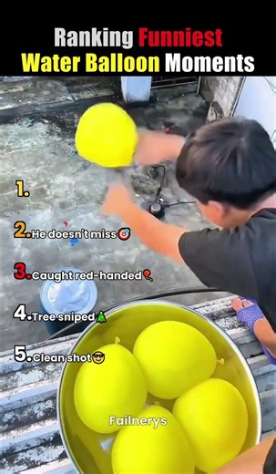 Ranking Funniest Water Balloon Moments