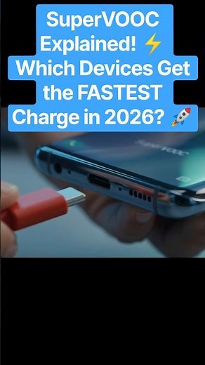 SuperVOOC Explained! ⚡️ Which Devices Get the FASTEST Charge in 2026? 🚀 #voocflashcharge