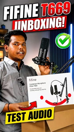 FIFINE T669 Unboxing & Sound Test 🎙️ Budget Mic Beast?