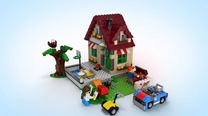 Heute ist Sommeranfang! Baue mit dem LEGO Creator Set 'Die 4 Jahreszeiten' dein Sommerferienhaus, das du pünktlich zum Jahreszeitenwechsel einfach umbauen kannst. | LEGO