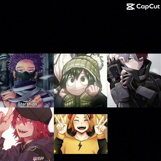 MHA characters singing #CapCut /CapCut template