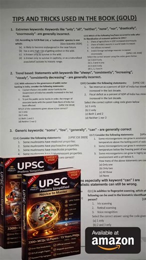 Shiksha Setu Vidyashramah | Approach tips in UPSC PRELIMS Simplified: Novice to master. DM to get a sample pdf or buy it directly from Amazon or again by messaging us. | Instagram