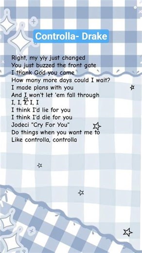 Controlla- Drake #music #lyrics #song #shorts #controlla #drake #hitsjustmusic #spotify #2016music