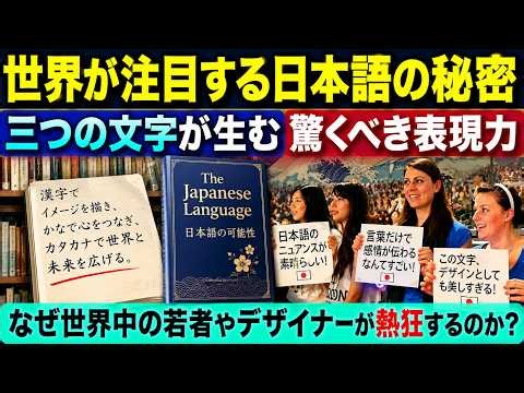 【海外の反応】「日本語は人類最高の文字だった」世界中の学者・デザイナー・若者が熱狂する理由とは？千年の歴史が生んだ奇跡の文字システムに世界が驚愕！