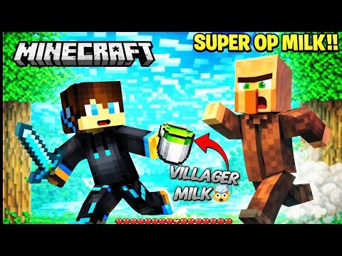 MINECRAFT BUT YOU CAN MILK ANY MOB !