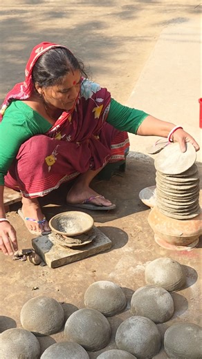 Handmade Clay Pot Making Process #clay #clayart #pottery #short