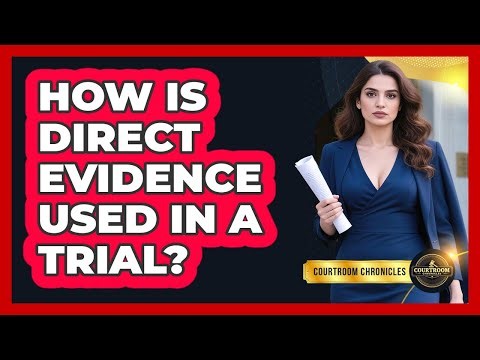 How Is Direct Evidence Used In A Trial?