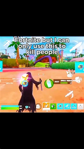 Fortnite but I canonly use this to kill people