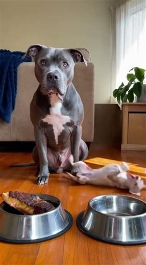 Tiny Dog vs Big Dogs Raw Meat Challenge #shorts #dogs #viral #funny #animals #challenge