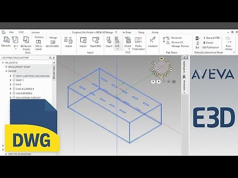 Aveva E3d 3.1 - How to Import DWG file to E3d