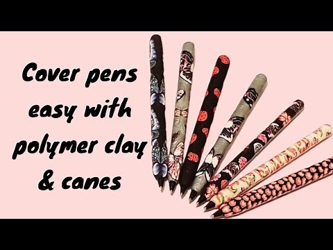 Easy Polymer Clay Pen Tutorial