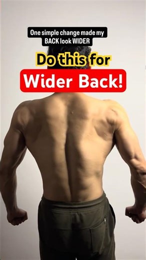 Best Workout for Wider Back #gym #workout #shorts