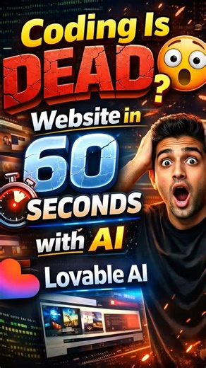 Coding Is DEAD? 😳 Website in 60 Seconds with AI
