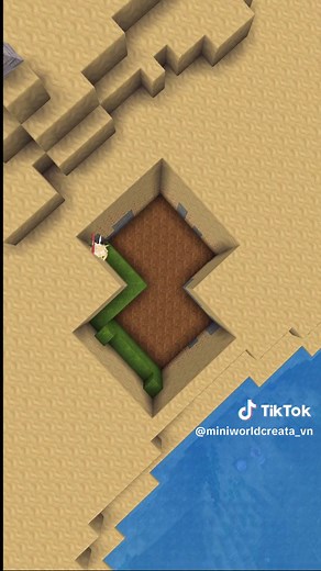 Hướng dẫn xây nhà dưới lòng đất trong Mini World