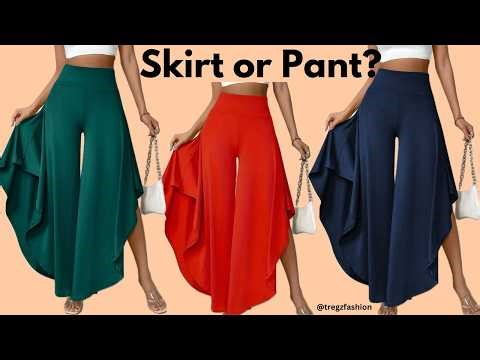 How to Draft Dramatic Draped Palazzo Pants!