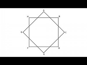 How to draw an eight pointed star {8/2}