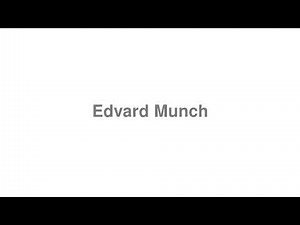 How to Pronounce "Edvard Munch"