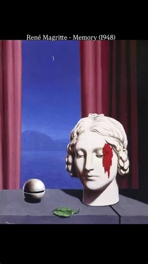 René Magritte - Memory (1948) #renemagritte #renémagritte #magritte #rene #rené | Contemporary Art
