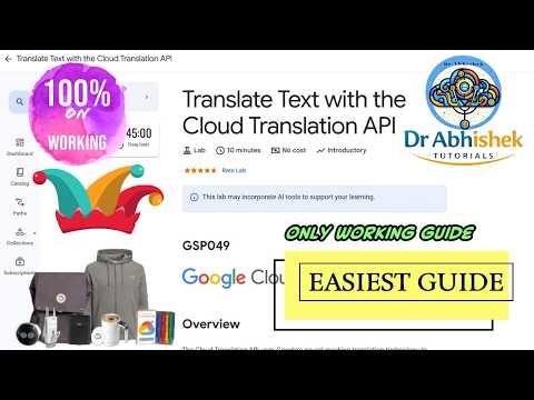 Translate Text with the Cloud Translation API | APRIL 2026 #GSP049 #qwiklabsarcade2026